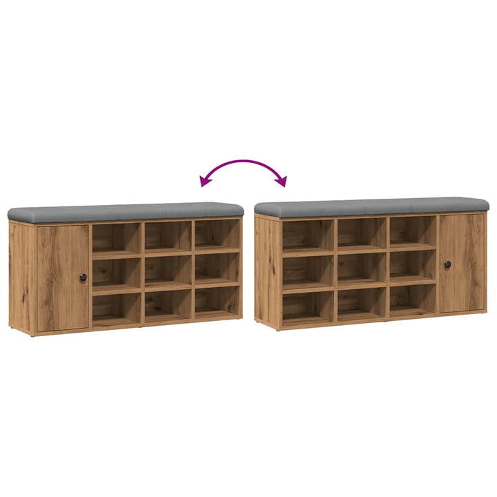 Skobänk Hantverksmässig Ek 102X32X50 Cm Konstruerat Trä
