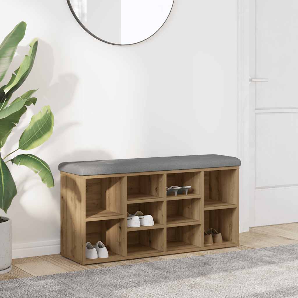 Skobänk Hantverksmässig Ek 82X32X45,5 Cm Konstruerat Trä