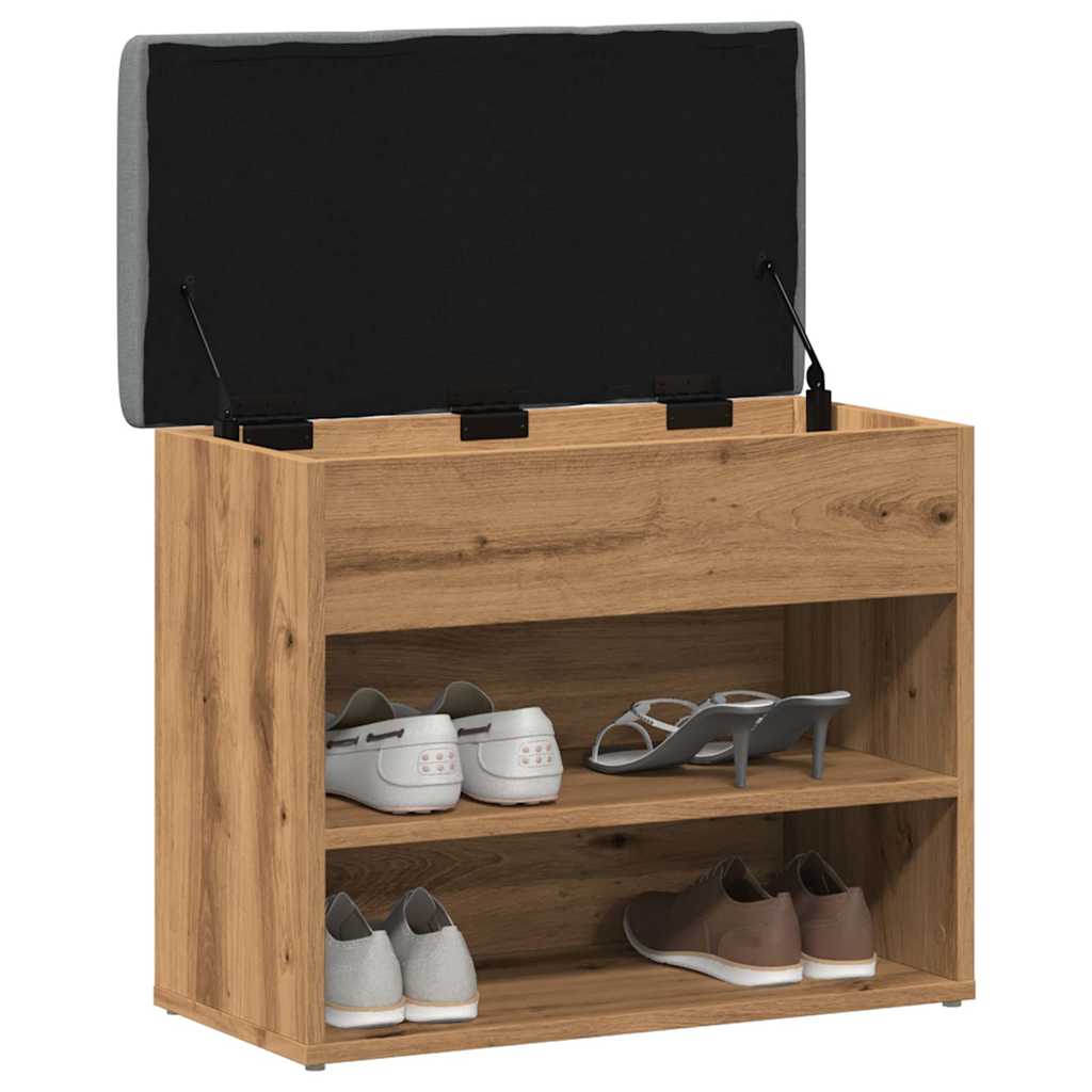 Skobänk Hantverksmässig Ek 62X32X50 Cm Konstruerat Trä