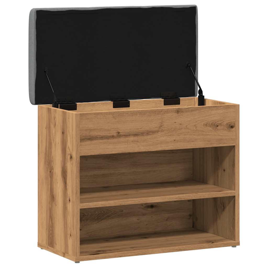 Skobänk Hantverksmässig Ek 62X32X50 Cm Konstruerat Trä