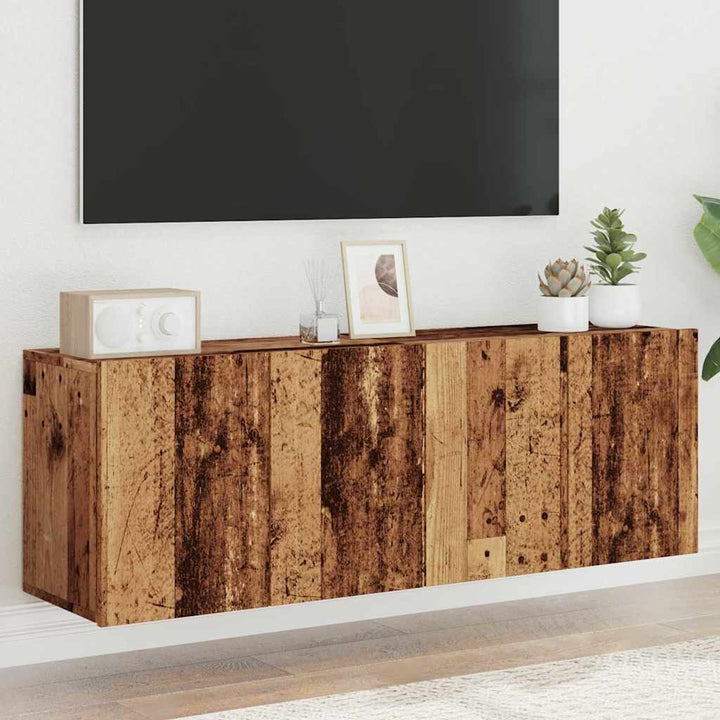 Väggmonterad Tv-Bänk 100X30X41 Cm