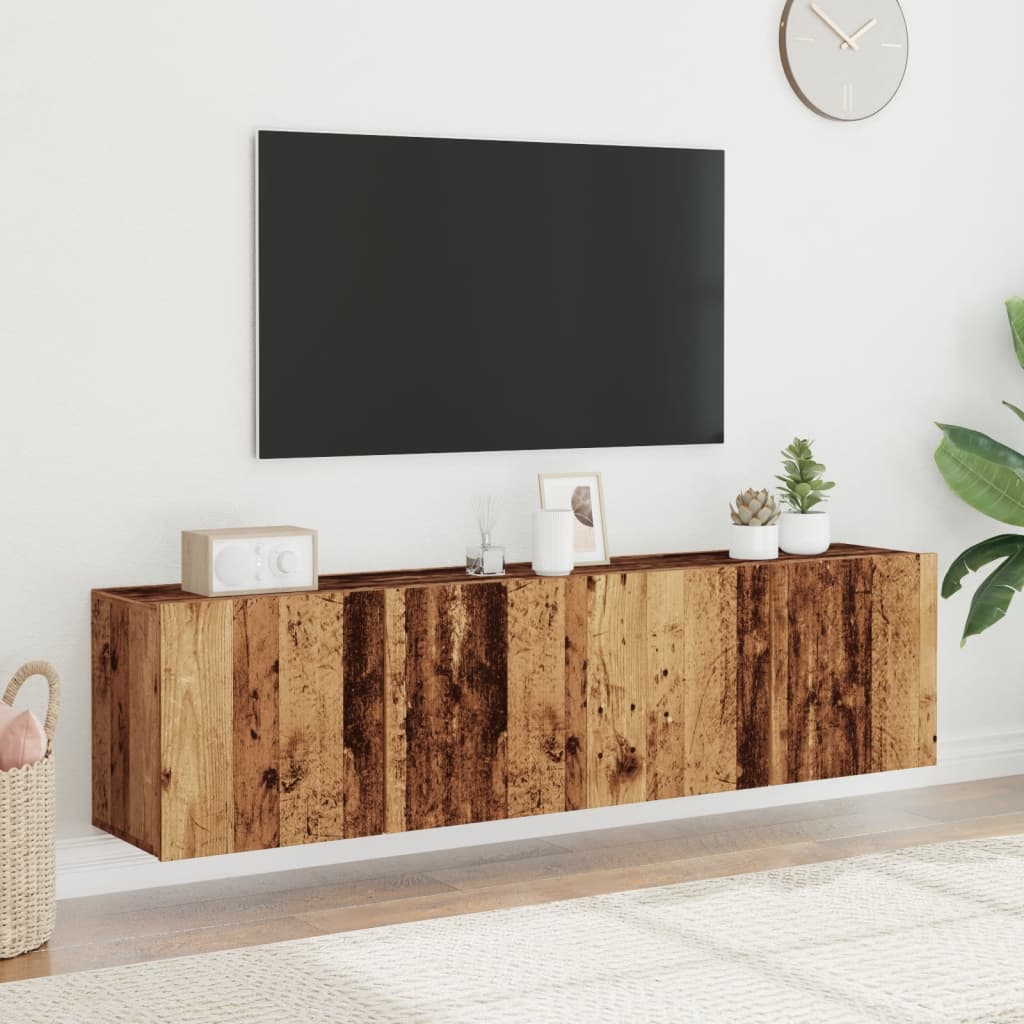 Väggmonterad Tv-Bänk 100X30X41 Cm
