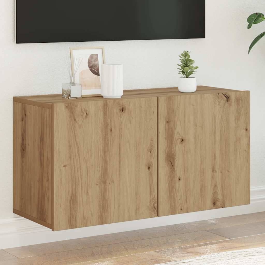 Väggmonterad Tv-Bänk 100X30X41 Cm