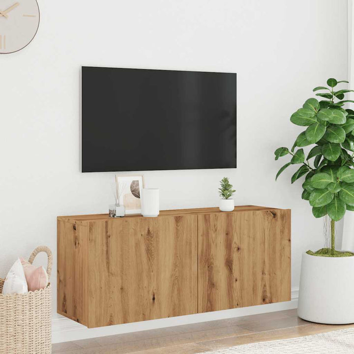 Väggmonterad Tv-Bänk 100X30X41 Cm