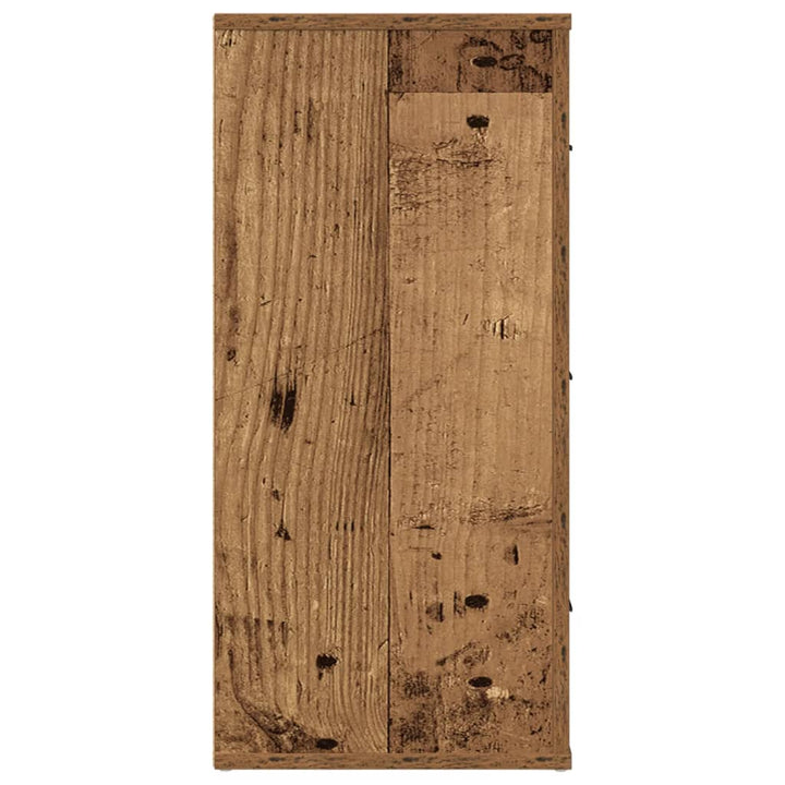 Skänk Åldrat Trä 80X33X70 Cm Konstruerat Trä