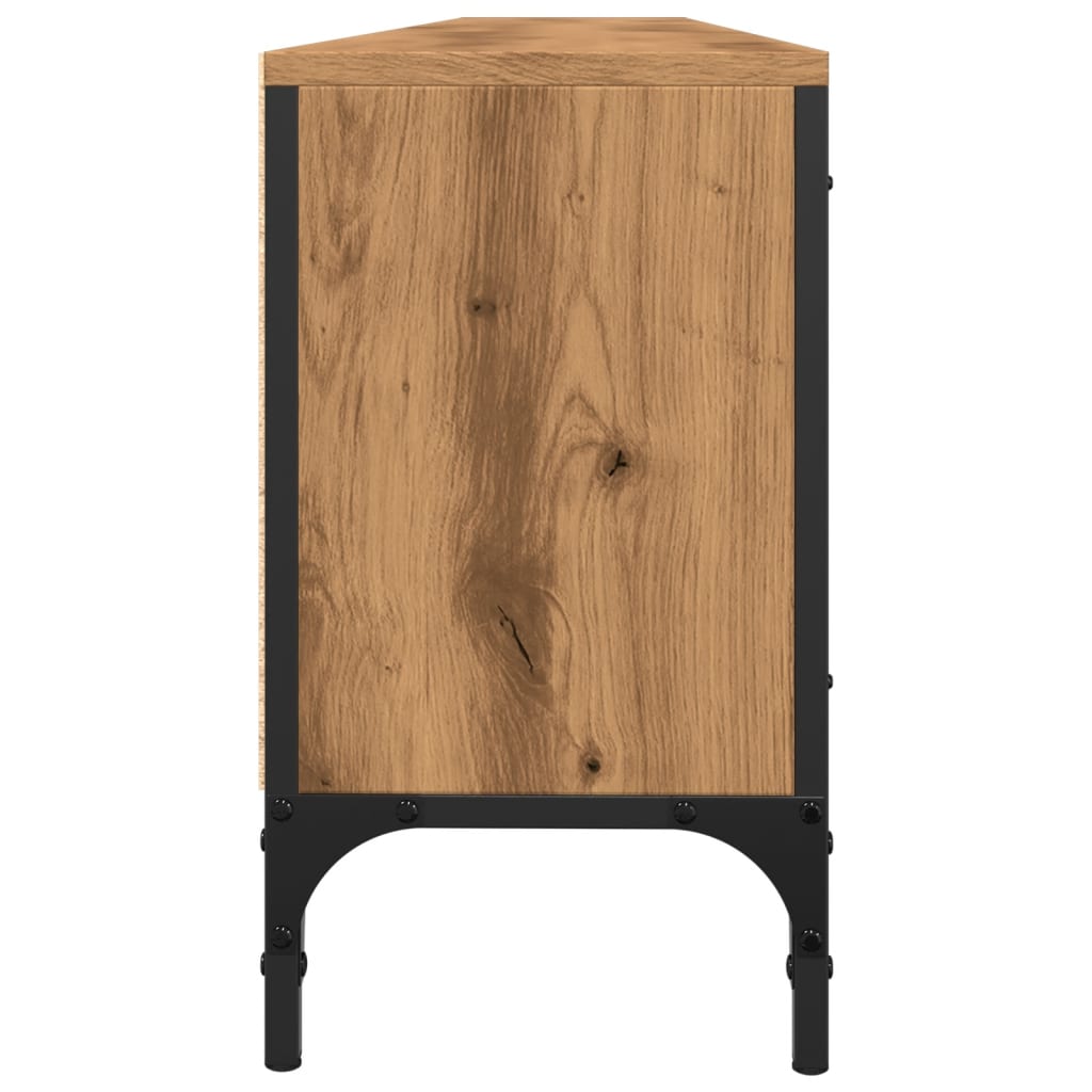 Tv-Bänk Med Låda 200X25X44 Cm Konstruerat Trä