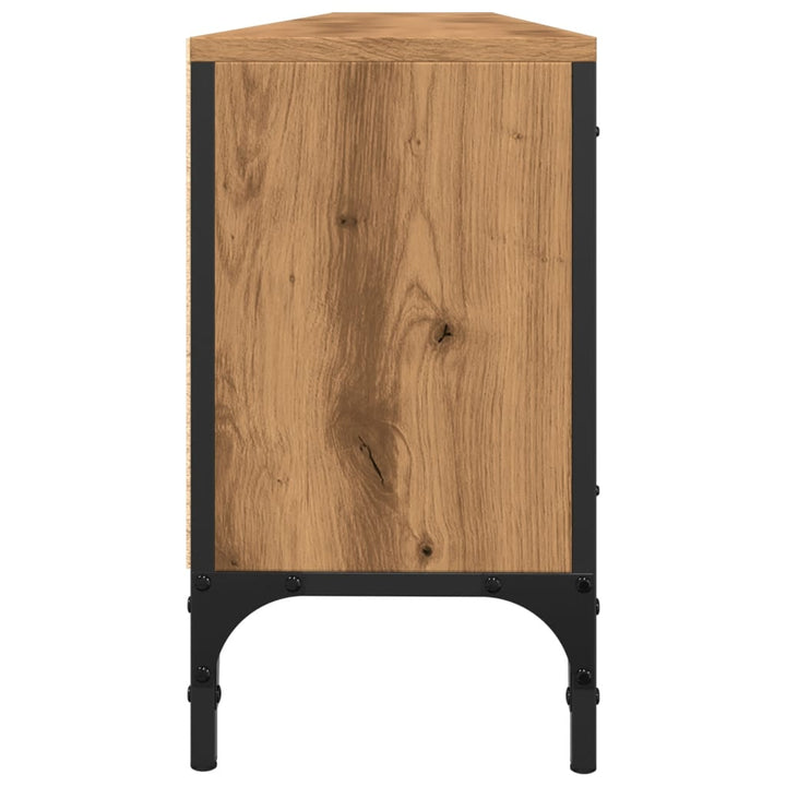Tv-Bänk Med Låda 200X25X44 Cm Konstruerat Trä