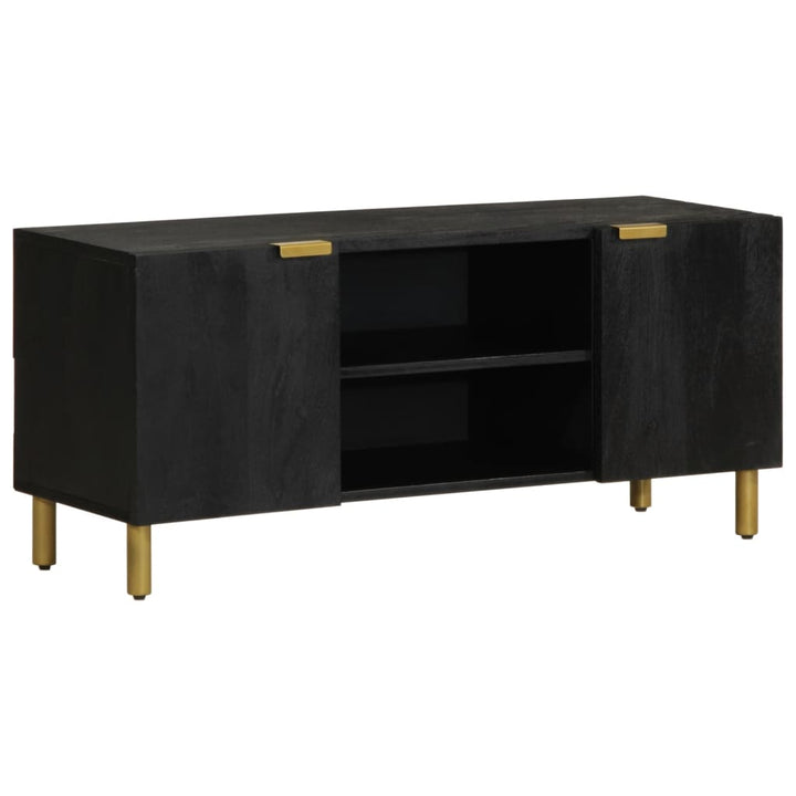 Tv-Bänk Svart 105X33X46 Cm Konstruerat Trä
