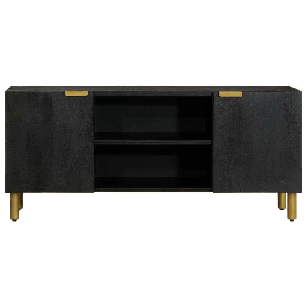 Tv-Bänk Svart 105X33X46 Cm Konstruerat Trä