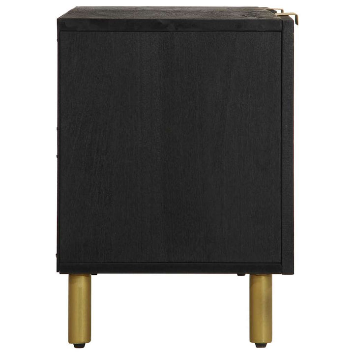 Tv-Bänk Svart 105X33X46 Cm Konstruerat Trä