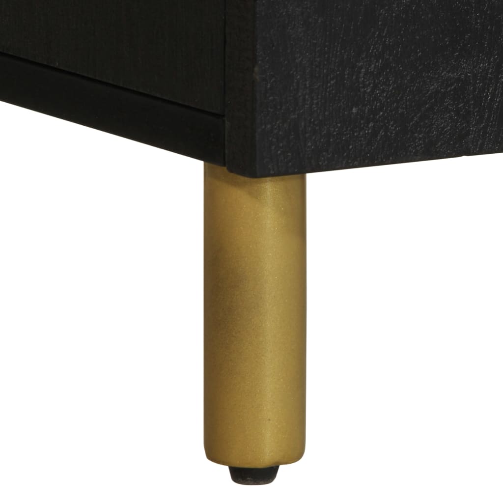 Tv-Bänk Svart 105X33X46 Cm Konstruerat Trä