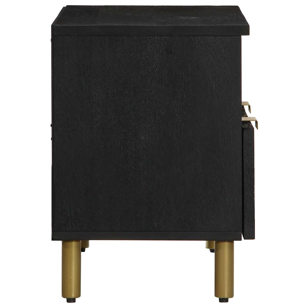 Tv-Bänk Svart 70X33X46 Cm Konstruerat Trä