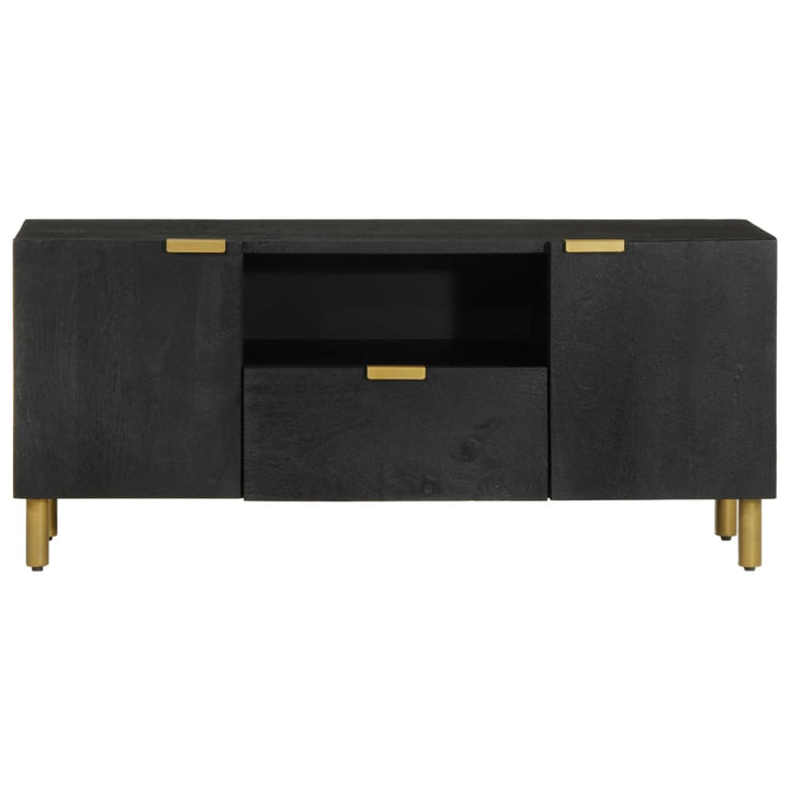 Tv-Bänk Svart 105X33X46 Cm Konstruerat Trä