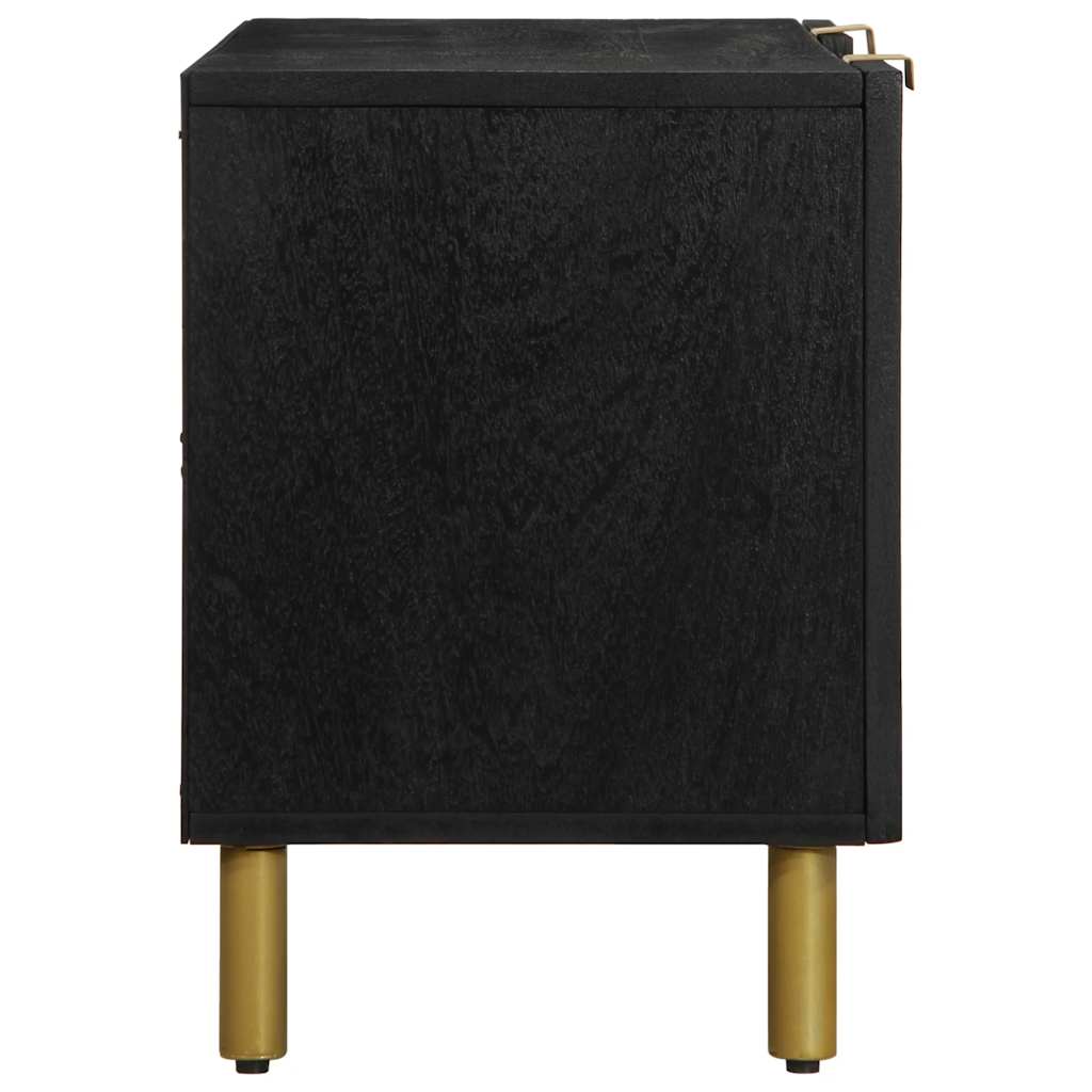 Tv-Bänk Svart 105X33X46 Cm Konstruerat Trä