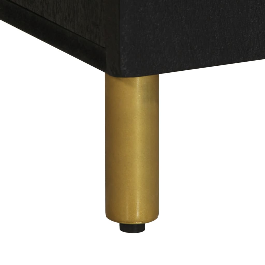 Tv-Bänk Svart 105X33X46 Cm Konstruerat Trä