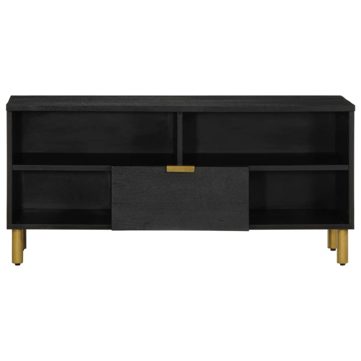 Tv-Bänk Svart 100X33X46 Cm Konstruerat Trä