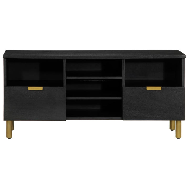 Tv-Bänk Svart 100X33X46 Cm Konstruerat Trä