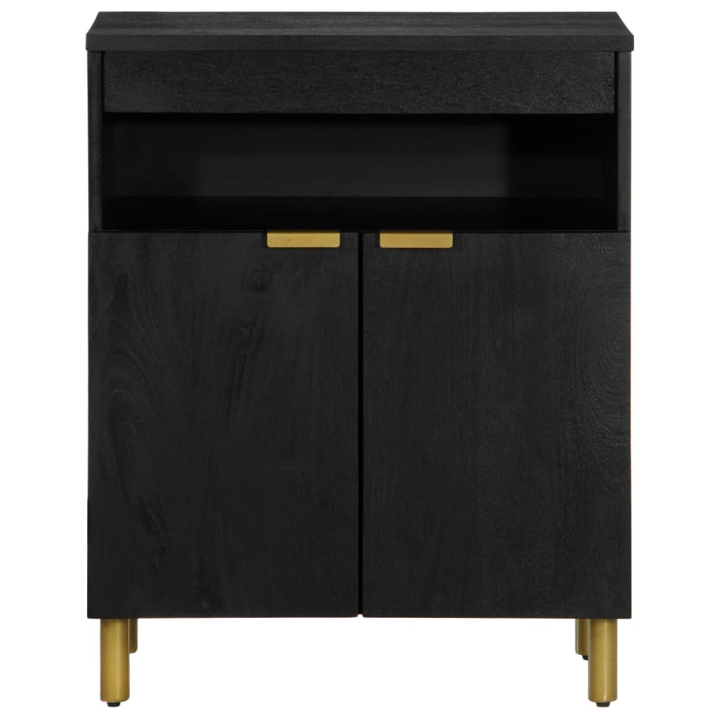 Skänk Svart 60X33X75 Cm Konstruerat Trä