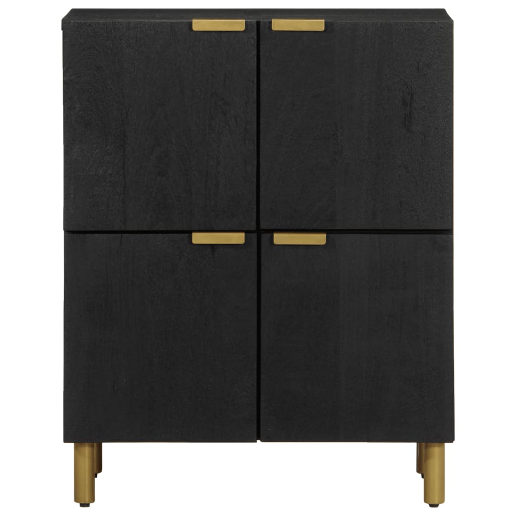 Skänk Svart 60X33X75 Cm Konstruerat Trä