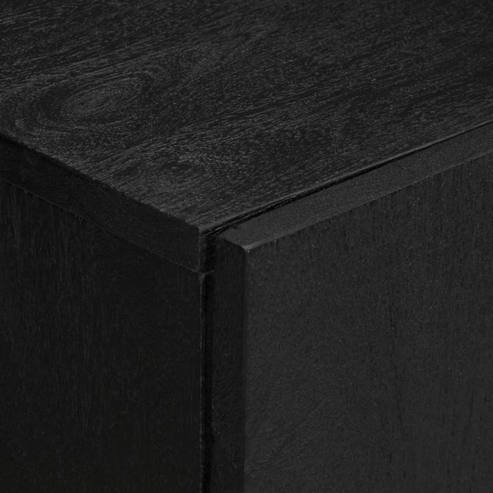Skänk Svart 60X33X75 Cm Konstruerat Trä