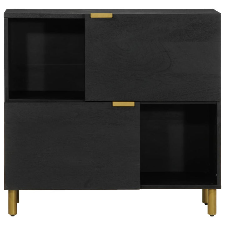 Skänk Svart 80X33X75 Cm Konstruerat Trä