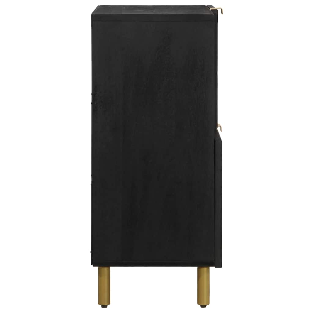 Skänk Svart 80X33X75 Cm Konstruerat Trä