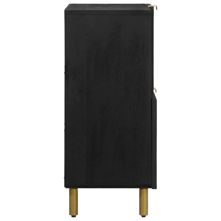 Skänk Svart 80X33X75 Cm Konstruerat Trä