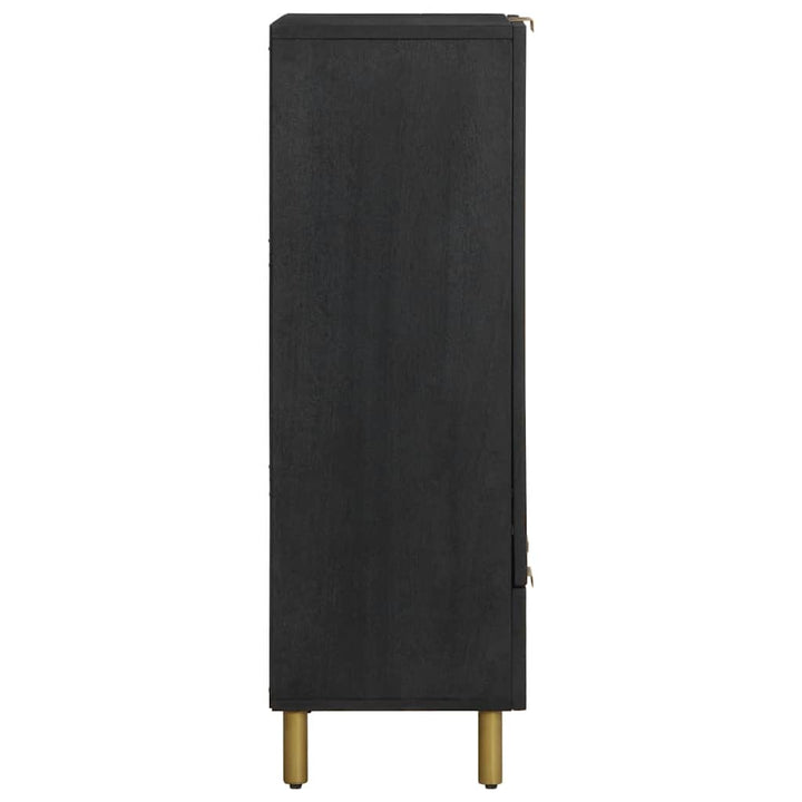 Högskåp Svart 60X33X100 Cm Konstruerat Trä