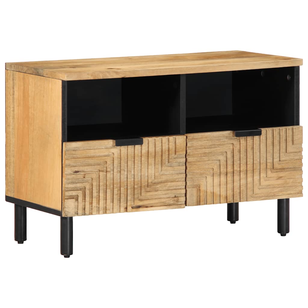 Tv-Skåp 70X33X46 Cm Massivt Trä Akacia