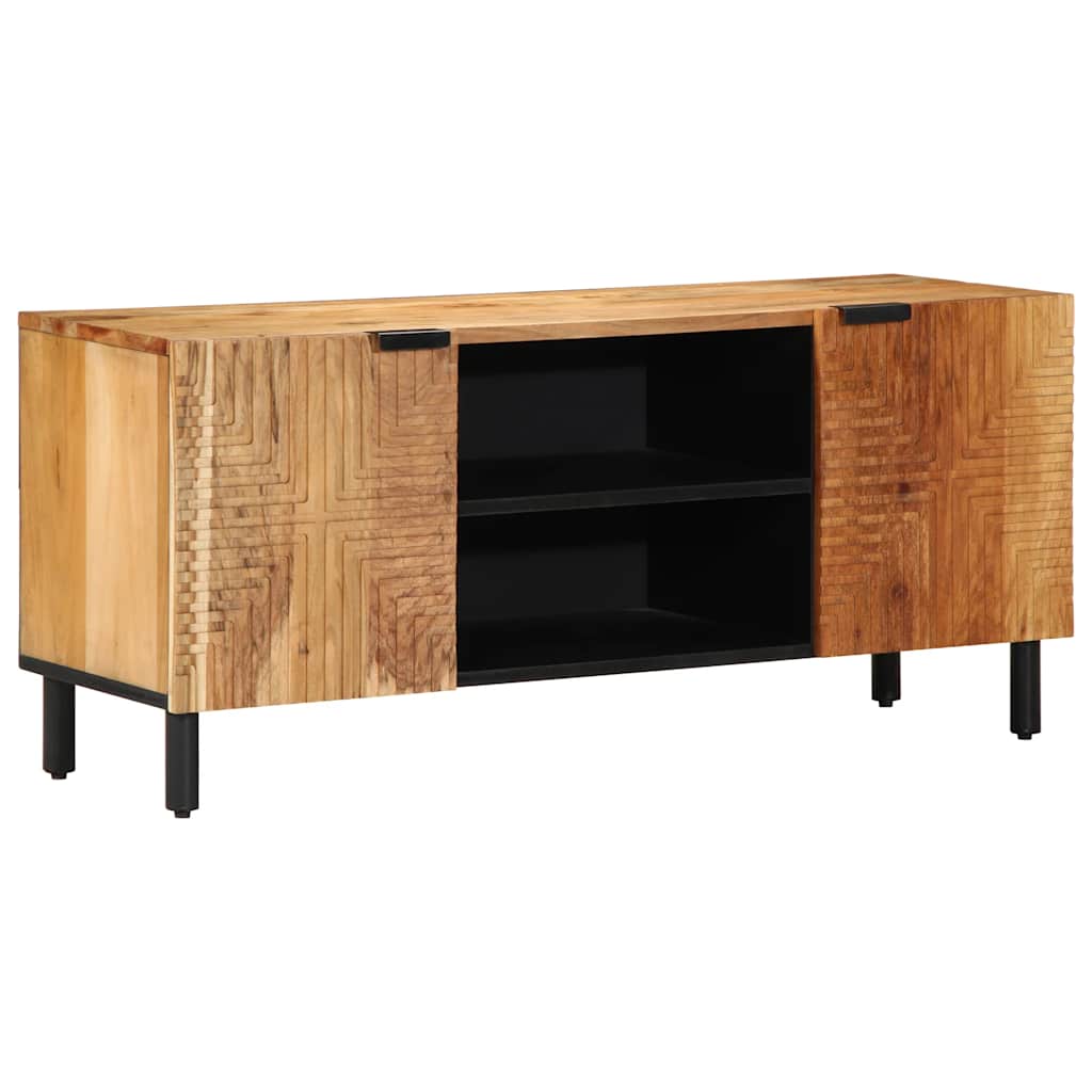 Tv-Skåp 105X33X46 Cm Massivt Trä Akacia