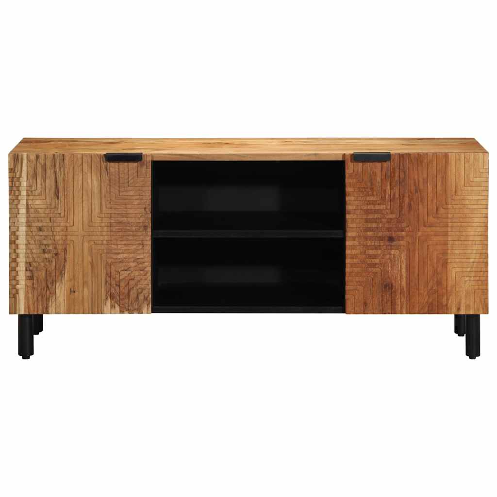 Tv-Skåp 105X33X46 Cm Massivt Trä Akacia