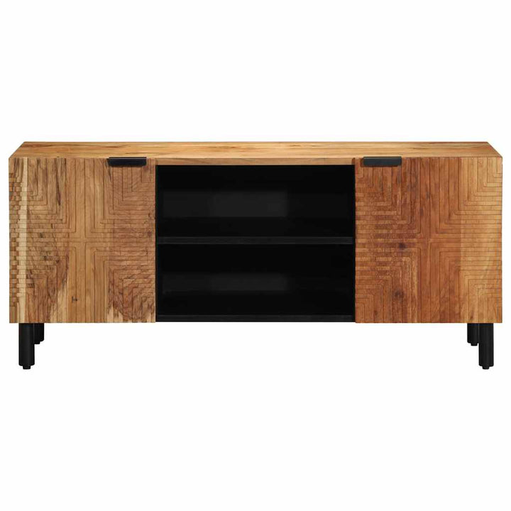 Tv-Skåp 105X33X46 Cm Massivt Trä Akacia