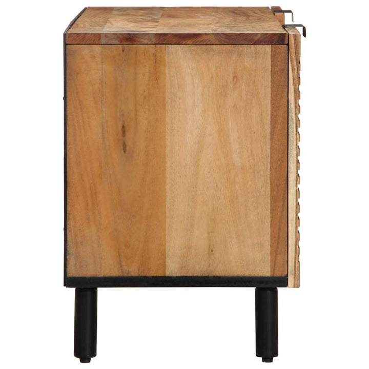 Tv-Skåp 105X33X46 Cm Massivt Trä Akacia