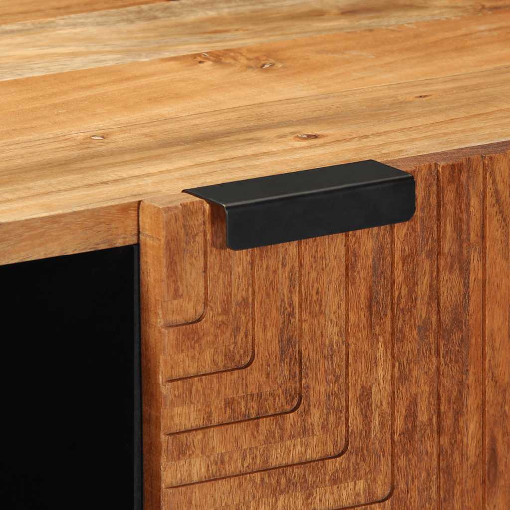 Tv-Skåp 105X33X46 Cm Massivt Trä Akacia