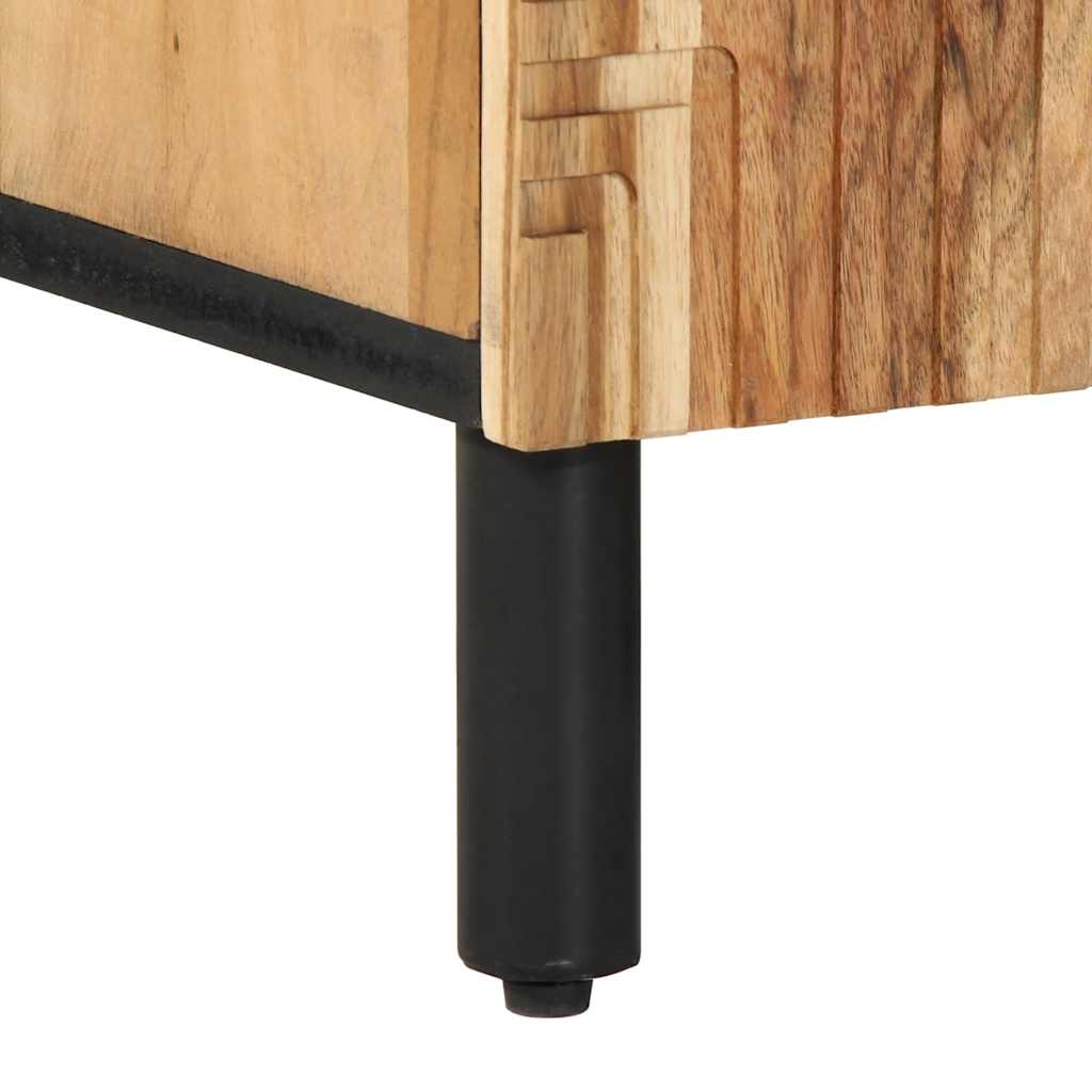 Tv-Skåp 105X33X46 Cm Massivt Trä Akacia