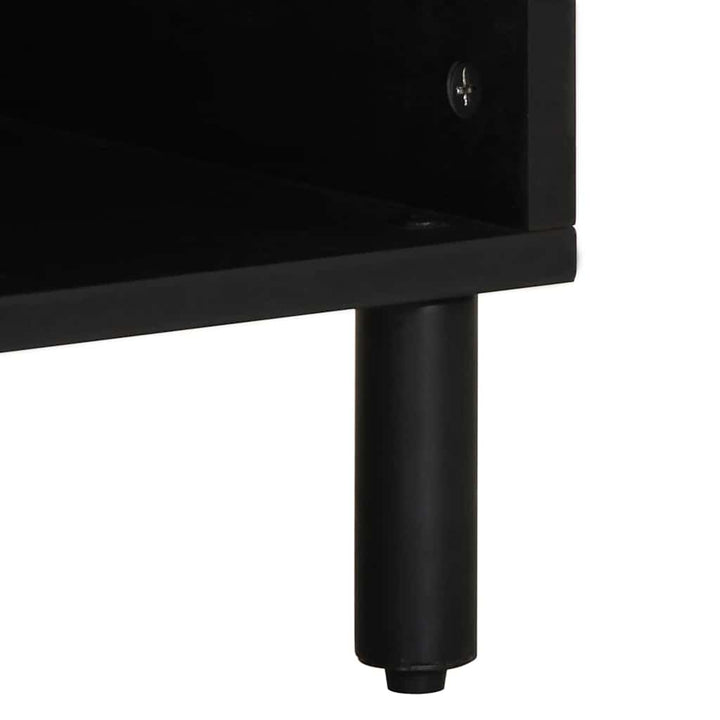 Tv-Skåp Med Låda Brun 100 X 33 X 46 Cm Massivt Mangoträ