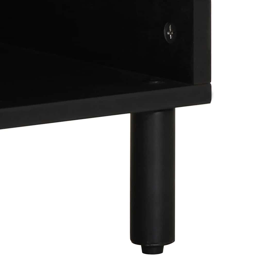 Tv-Skåp Med Låda Brun 100 X 33 X 46 Cm Massivt Mangoträ