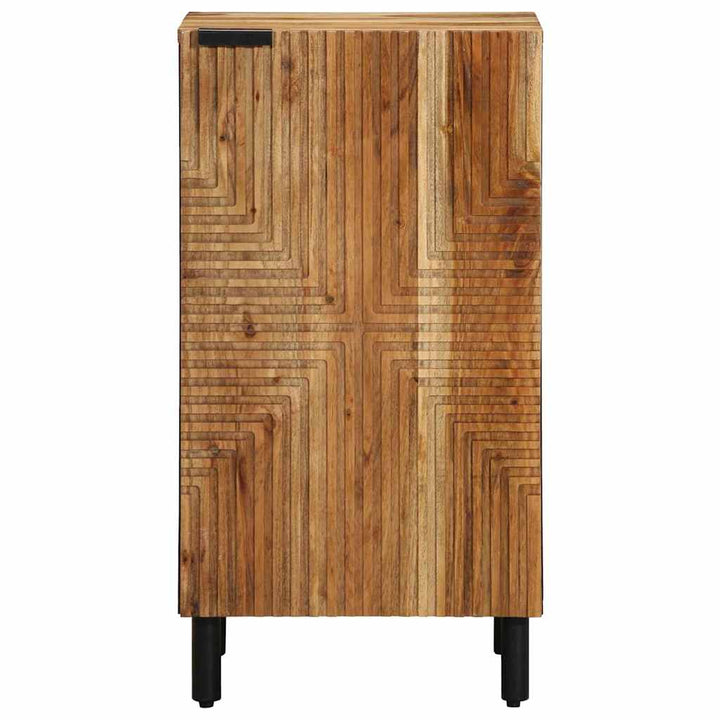 Sideboard Med Hylla Brun 40 X 33,5 X 75 Cm Massivt Mangoträ