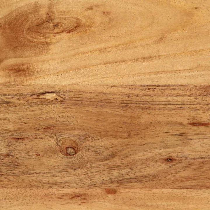 Sideboard Med Hylla Brun 90 X 33 X 75 Cm Massivt Mangoträ