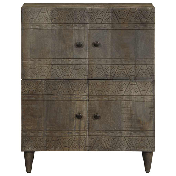 Skänk 60X33X75 Cm Massivt Mangoträ