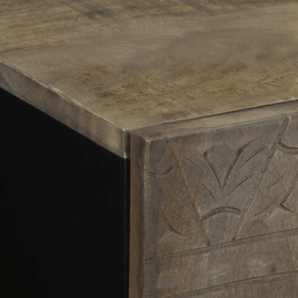 Skänk 60X33X75 Cm Massivt Mangoträ
