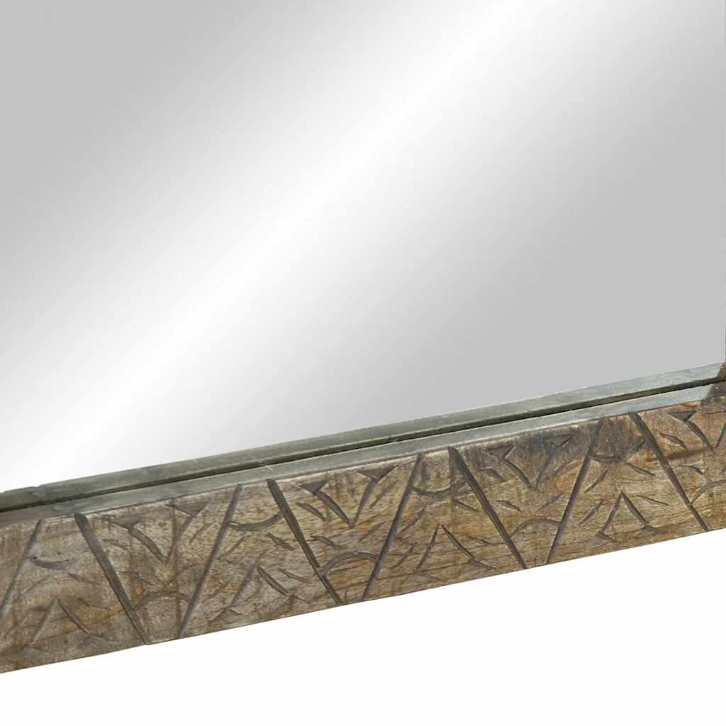 Badrumsspegel 50X2,5X70 Cm Mango I Massivt Trä