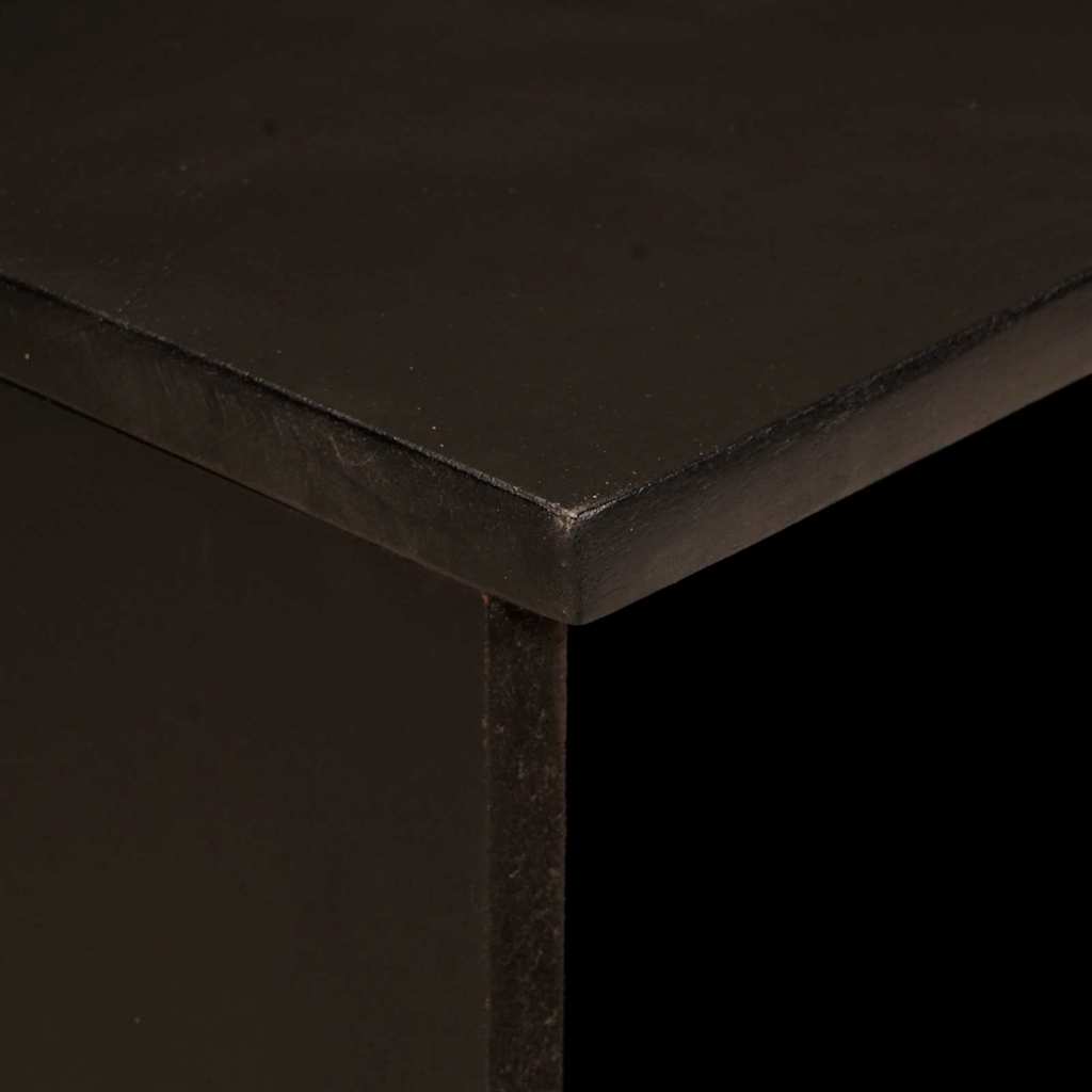 Tv-Skåp Svart Och Guld 100 X 33 X 46 Cm Konstruerat Trä