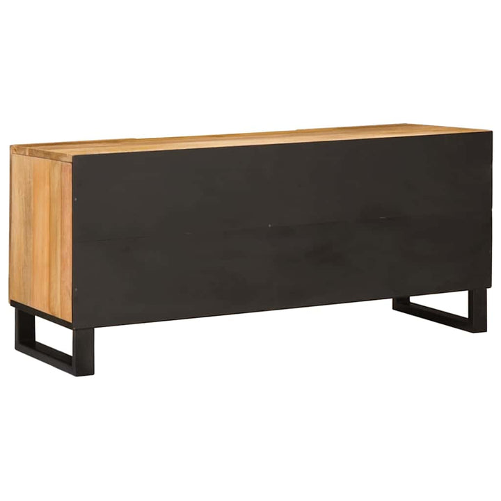 Tv-Skåp Med Hylla Brun 105 X 33 X 46 Cm Massivt Mangoträ