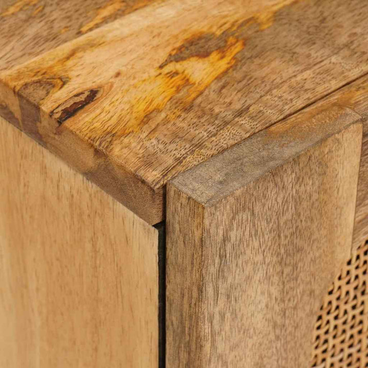 Hängande Badrumsskåp Brun 38 X 33 X 48 Cm Massivt Mangoträ