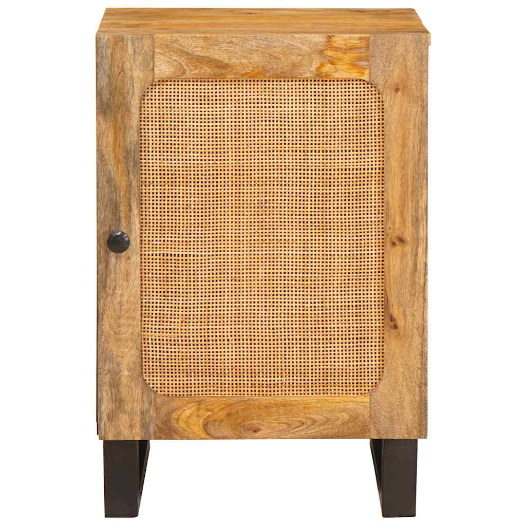 Badrumsskåp Med Hylla Brun 38 X 33 X 58 Cm Massivt Mangoträ