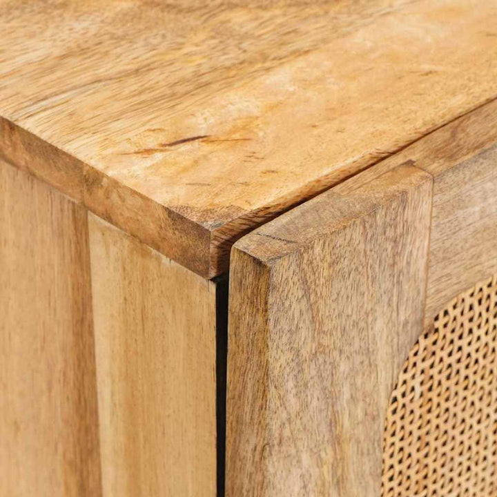 Sideboard Med Lagring Brun 40 X 33 X 75 Cm Massivt Mangoträ