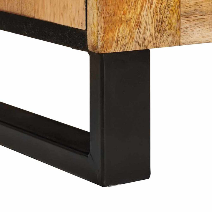 Sideboard Med Lagring Brun 60 X 33 X 75 Cm Massivt Mangoträ