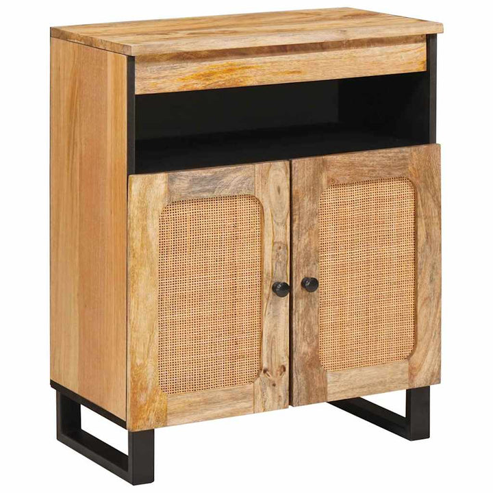 Sideboard Med Lagring Brun 60 X 33 X 75 Cm Massivt Mangoträ