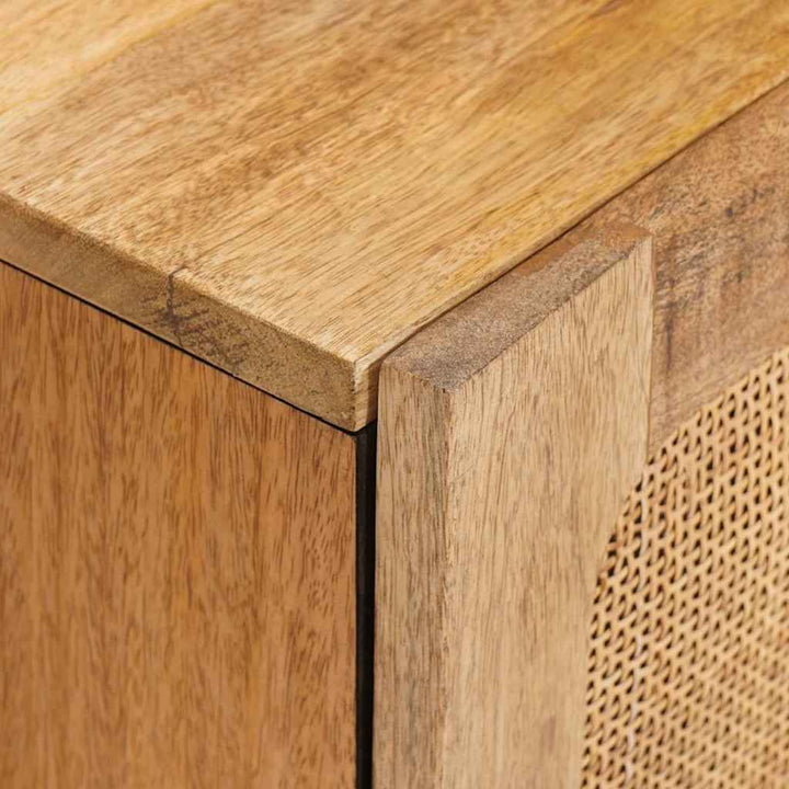 Sideboard Med Lagring Brun 60 X 33 X 75 Cm Massivt Mangoträ